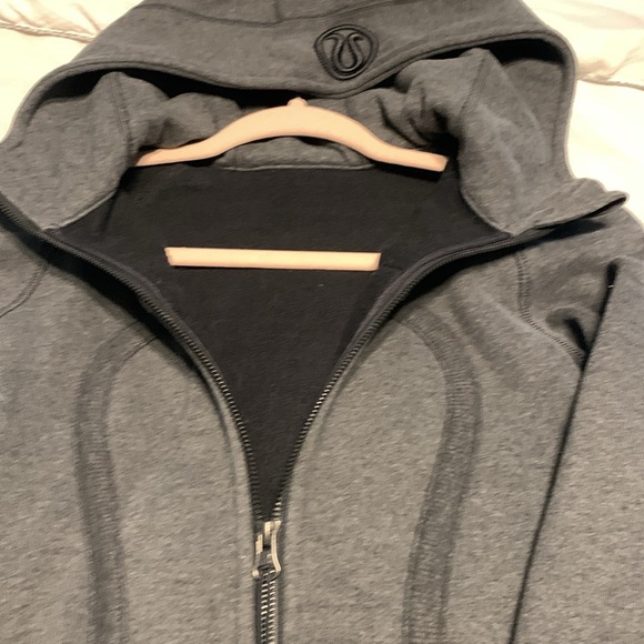 Vintage post remix hoodie Sz 4 dark heathered grey - Picture 5 of 6